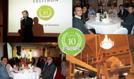 Celitron - 10th year anniversary gala dinner in Germany